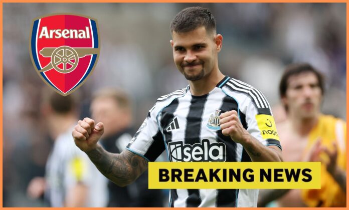 Arsenal Seek Clarity on Bruno Guimarães Pursuit as Newcastle Stand Firm