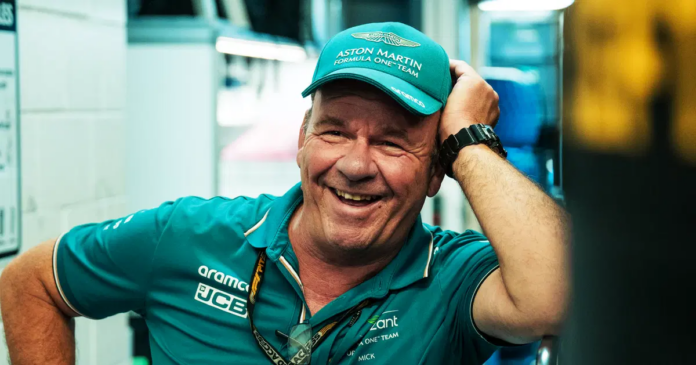 Aston Martin Pays Tribute to Beloved Team Member Mick Fern, 'Biscuit'