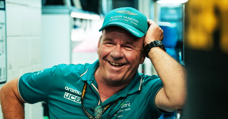 Aston Martin Pays Tribute to Beloved Team Member Mick Fern, 'Biscuit'