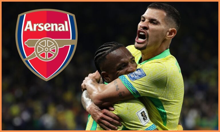 Bruno Guimaraes’ Agent Posts Image with Vinicius Junior amid Arsenal Links