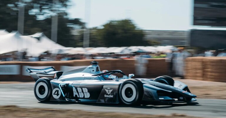 Dan Ticktum Falls Short in F1 Record Attempt at Goodwood Shoot-Out