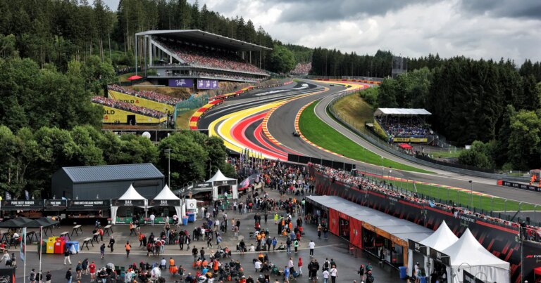 F1 Drivers Prepare for Wet Conditions at Belgian GP Weekend