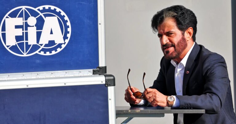 FIA President Ben Sulayem Discusses V8 Engine Future Amid Lawson's Status