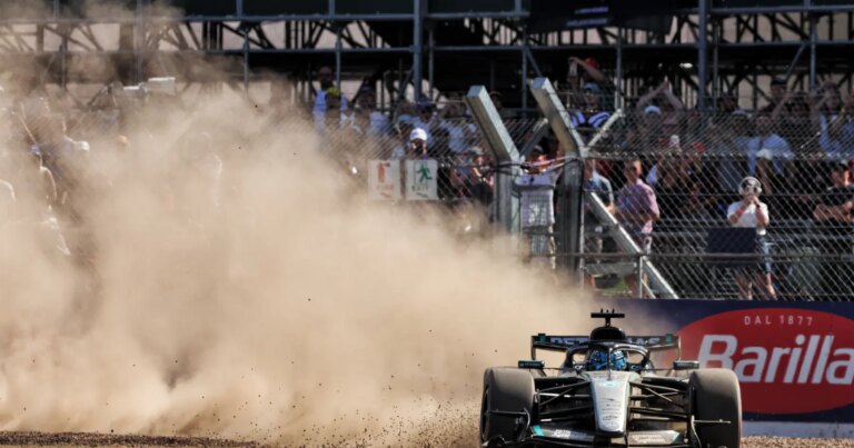 George Russell Reflects on Unusual Qualifying Crash at Silverstone