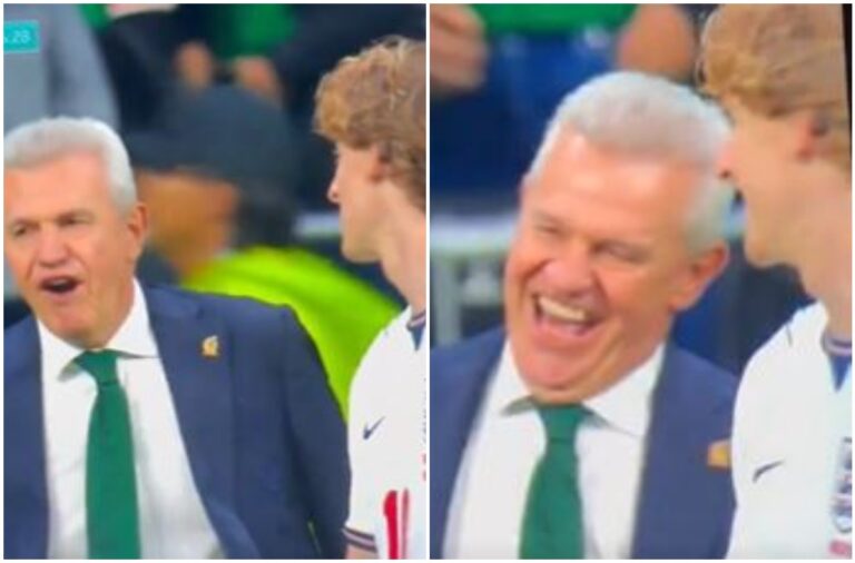 Javier Aguirre Humourously Swears at Anthony Gordon During World Cup