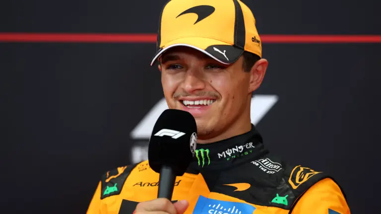 Lando Norris Surprised to Beat Ferrari Drivers to Hungarian GP Pole