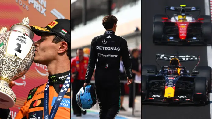 McLaren's Lando Norris Wins in Hungary as Ferrari Falter and Russell Struggles