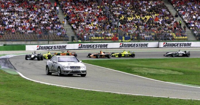 Mercedes Employee Track Invasion Overshadowed Barrichello's First Win