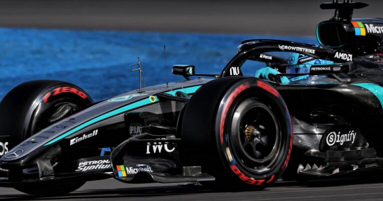 Mercedes and Williams Complete Day One of Pirelli Tyre Test at Silverstone