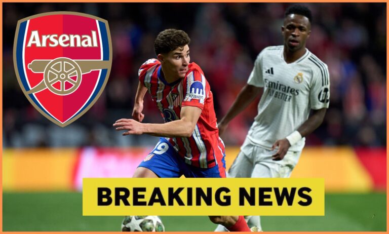 Arsenal Eye Vinicius Junior Move, Linked with Julián Álvarez as Well