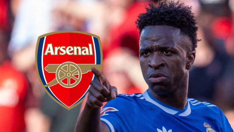 Arsenal Eye Vinicius Junior as Brazilian Rejects Real Madrid Offer