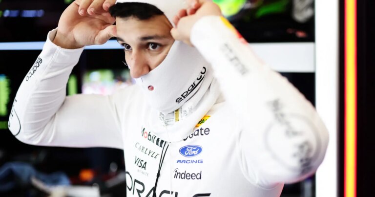 Isack Hadjar Performing Well Against Verstappen in Red Bull Seat