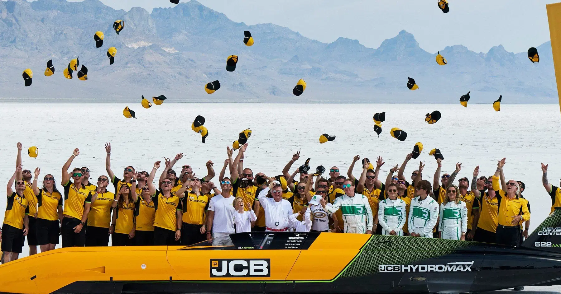 JCB's Hydromax Sets New World Speed Record for Hydrogen Cars