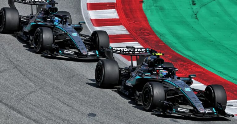 Kimi Antonelli’s Aggressive Driving Style Compared to George Russell