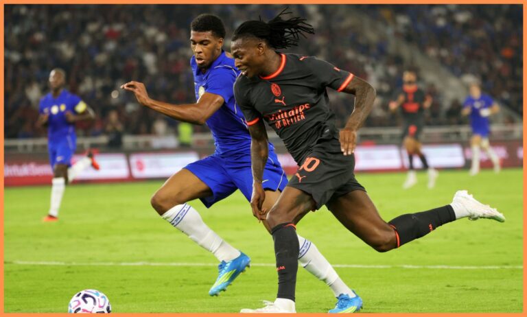 Leeds United Submit €55m Bid for AC Milan's Rafael Leao