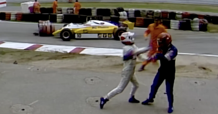 Piquet Attacks Salazar in Notorious Hockenheim Incident