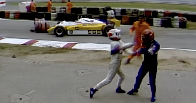 Piquet Attacks Salazar in Notorious Hockenheim Incident