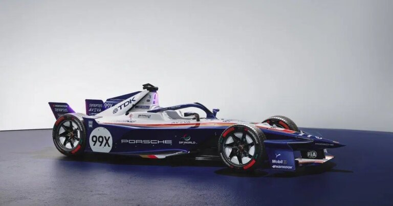 Porsche Unveils Special Livery for Formula E Title Decider in London