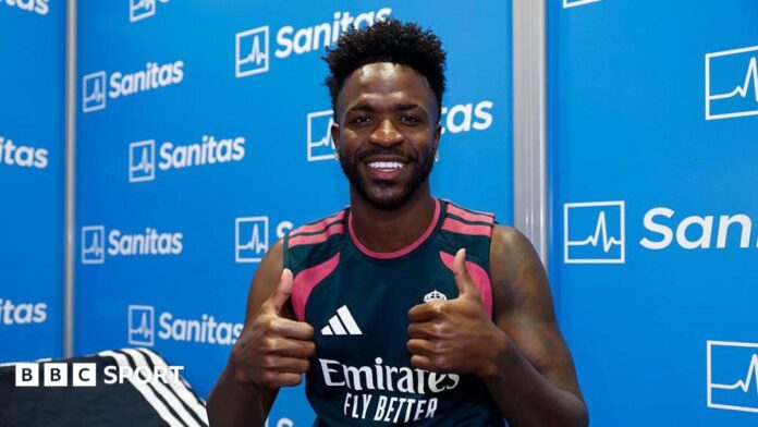 Real Madrid Resume Talks with Vinicius Junior as Arsenal Eye Forward