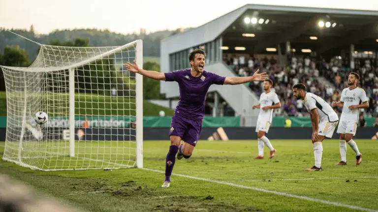 Real Madrid Surrender Two-Goal Lead in Pre-Season Draw with Fiorentina